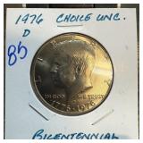 1976-D JFK BICENTENNIAL UNC HALF DOLLAR