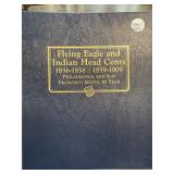 UNUSED FLYING EAGLE & INDIAN HEAD CENT ALBUM
