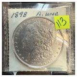 1898 MORGAN SILVER DOLLAR HIGH GRADE