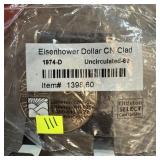 1974-D UNC EISENHOWER DOLLAR