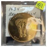 1984 REAGAN BUSH GOP HEADS TAILS TOKEN