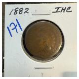 1882 INDIAN HEAD PENNY CENT