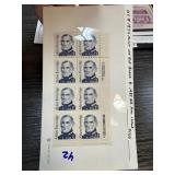 1854 MINT NH ZIP BLOK 1985 GREAT AMER ISSUE