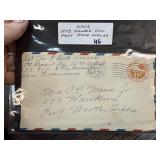 1943 STAMPED 6C AIRMAIL ENVELOPE