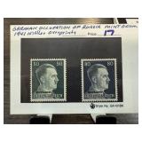 1941 GERMAN OCC OF RUSSIA MINT OG 1941 HITLER OVPT