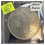 1921-D MORGAN SILVER DOLLAR