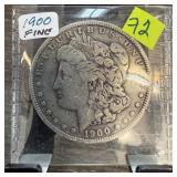 1900 MORGAN SILVER DOLLAR
