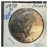 1978-D UNC IKE DOLLAR