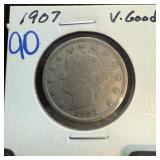 1907 LIBERTY V NICKEL