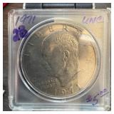 1971 Eisenhower Silver Dollar in Uncirculated Cond