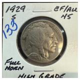 1929-S BUFFALO NICKEL HIGH GRADE