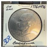 1976 UNC BICENTENNIAL IKE DOLLAR