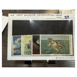 1947 WILDLIFE CONSERVATION ISSUE STAMPS