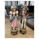 Vintage Porcelain Figurines of a Man and Woman