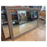Large Rectangular Mirror with Ornate Frame, About