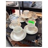 Corning USA Coffee Cup and Saucer Set, Floral Desi
