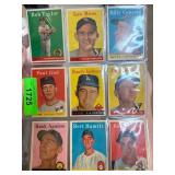 18 1950s Topps Baseball Cards