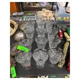 13 Fostoria Americana Crystal Goblets