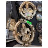 3D Victorian-Style Framed Wall Plaques