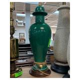 Chinese Green Ceramic Table Lamp