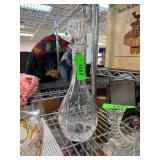Cut Crystal Decanter with Stopper