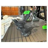 Small Cast Iron Bird Figurines