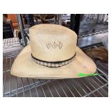 The Stockman Straw Cowboy Hat, Size 7 1/8