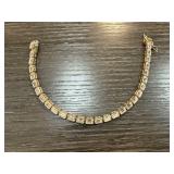 Sterling Silver and Gold-Tone Bracelet with Gem Se
