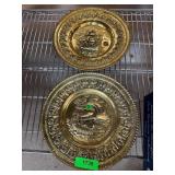 Peerage England Decorative Brass Wall Plates