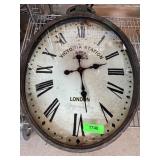 Oversized Victoria Station Wall Clock
