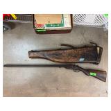 Wiltshire Antique Double-Barrel Shotgun with Leath