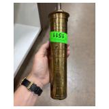 Brass Coffee Grinder with Etched Design