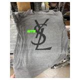 Yves Saint Laurent Rive Gauche T-Shirt in Gray, Si