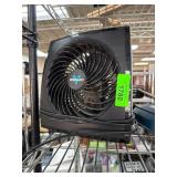 Vornado Black Electric Fan in Compact Design