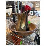 Ceramic Pitcher and Basin Set by Vormann, Germany