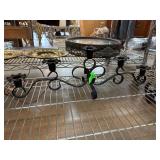 Wrought Iron Five-Candle Holder