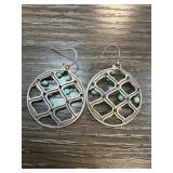 Sterling Silver Earrings with Turquoise Beads
