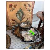 Decorative Tray and Bowl Set