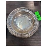 Sterling Silver Bowl, 148 g, Filigree Design