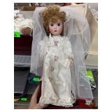 Boxed 1950s Bride Doll by The Danbury Mint