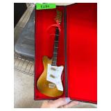 Miniature Electric Guitar with Case