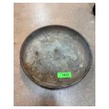 Large Round Metal Serving Tray