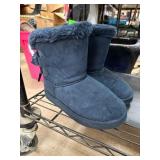 Navy UGG Boots with Sheepskin Lining ï¿½ Womenï¿½s Siz