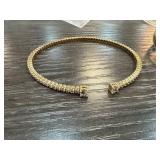 Sterling Silver Open Bangle Bracelet