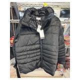 Sofia Sans Black Puffer Jacket, Size XXL