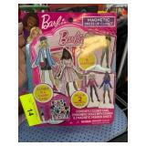 Barbie Magnetic Dress-Up Closet Set