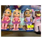 Four Baby Alive Dolls in Assorted Outfits