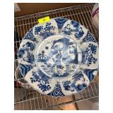 Chinese Blue and White Plate with Kangxi Mark