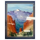 Kristin Colvin Original Watercolor Landscape