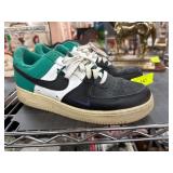 Nike Air Force 1 Low Sneakers in Black and Green